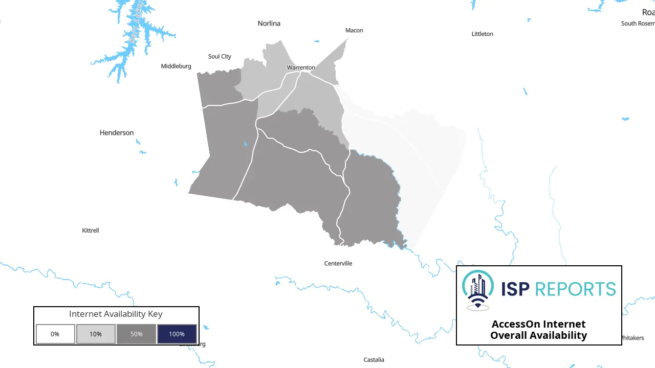 AccessOn Internet Internet Availability Map