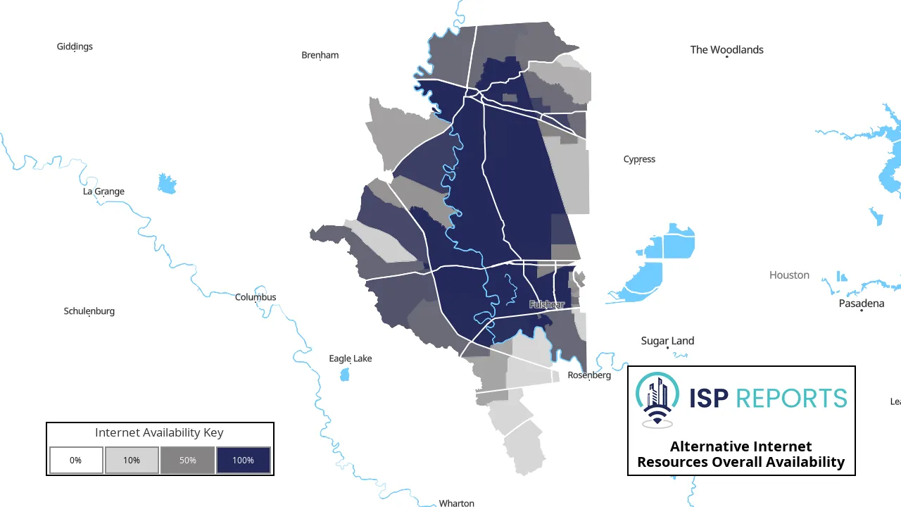 Alternative Internet Resources Internet Availability Map