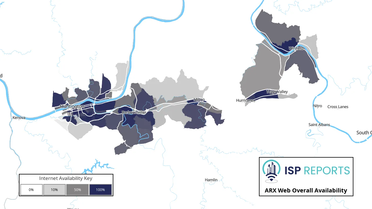 ARX Web Internet Availability Map