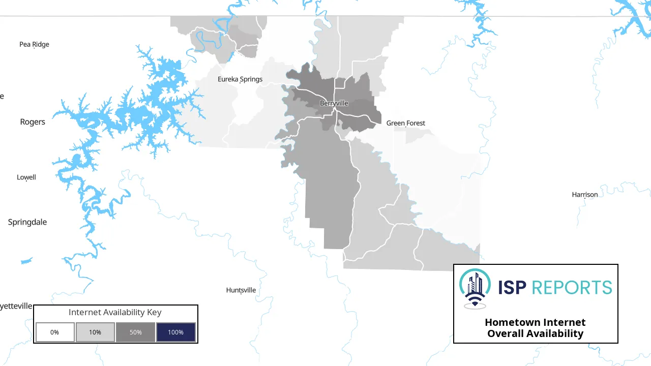 Hometown Internet Internet Availability Map