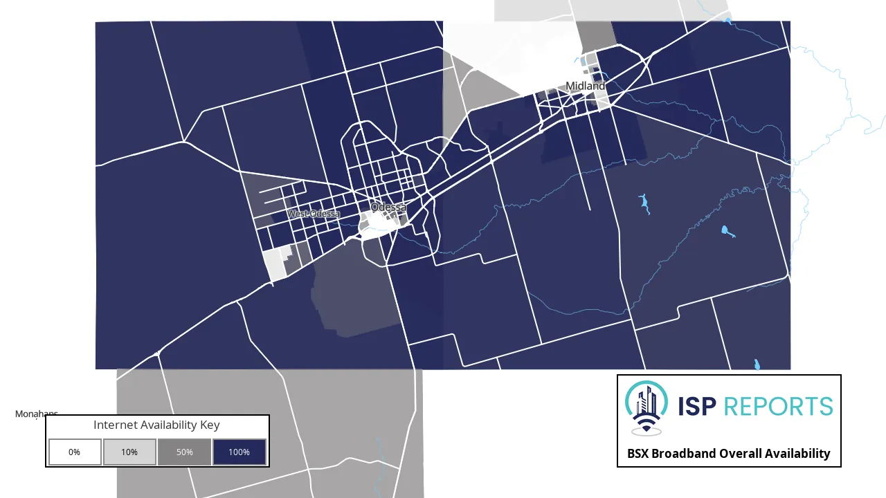BSX Broadband Internet Availability Map