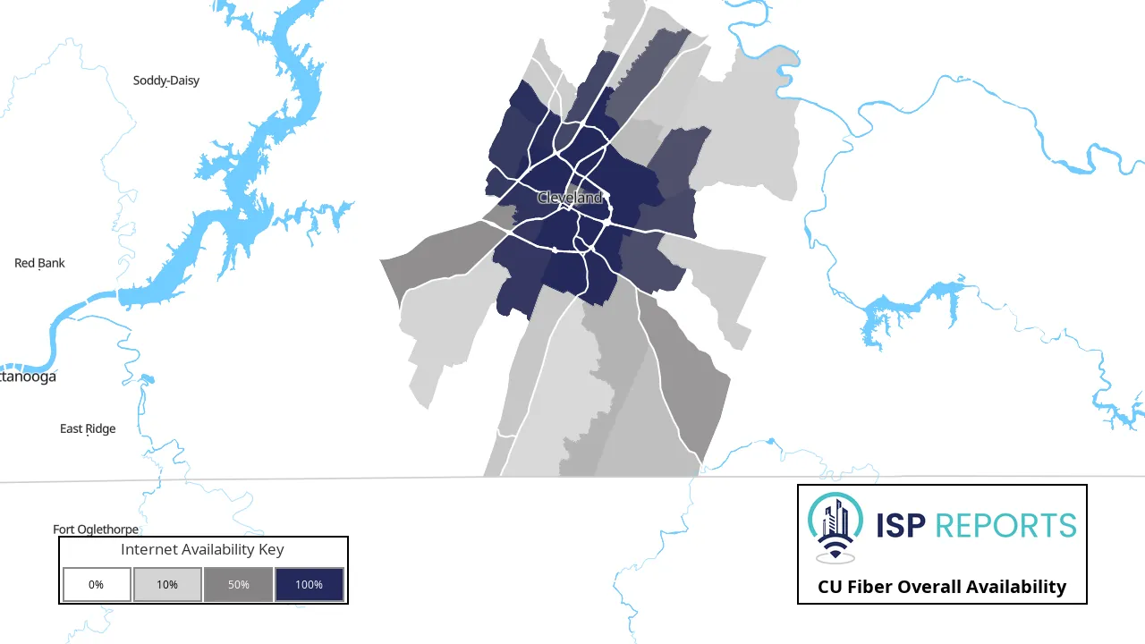 CU Fiber Internet Availability Map