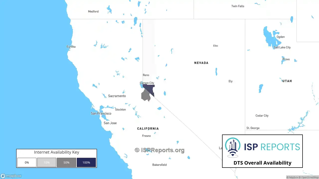 DTS Internet Availability Map
