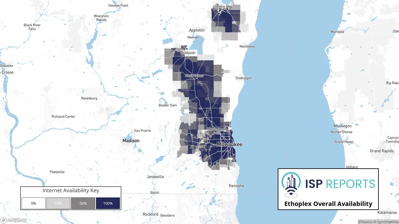 Ethoplex Internet Availability Map