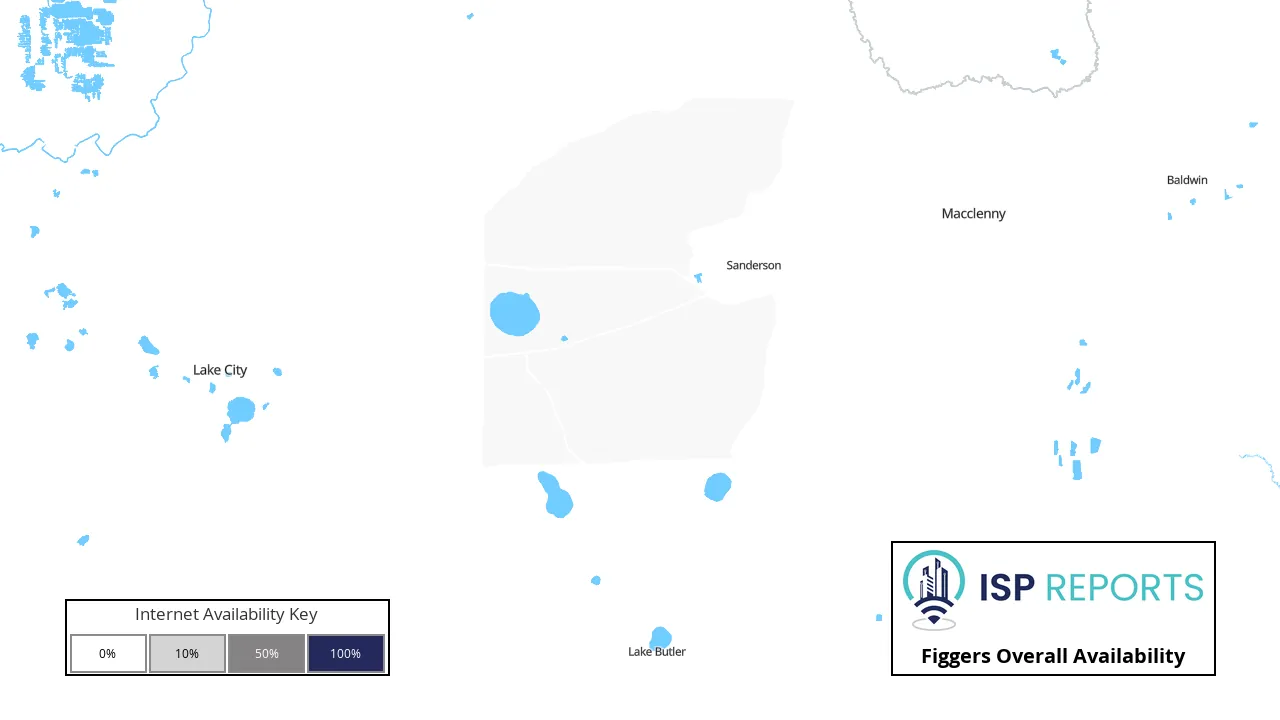 Figgers Internet Availability Map