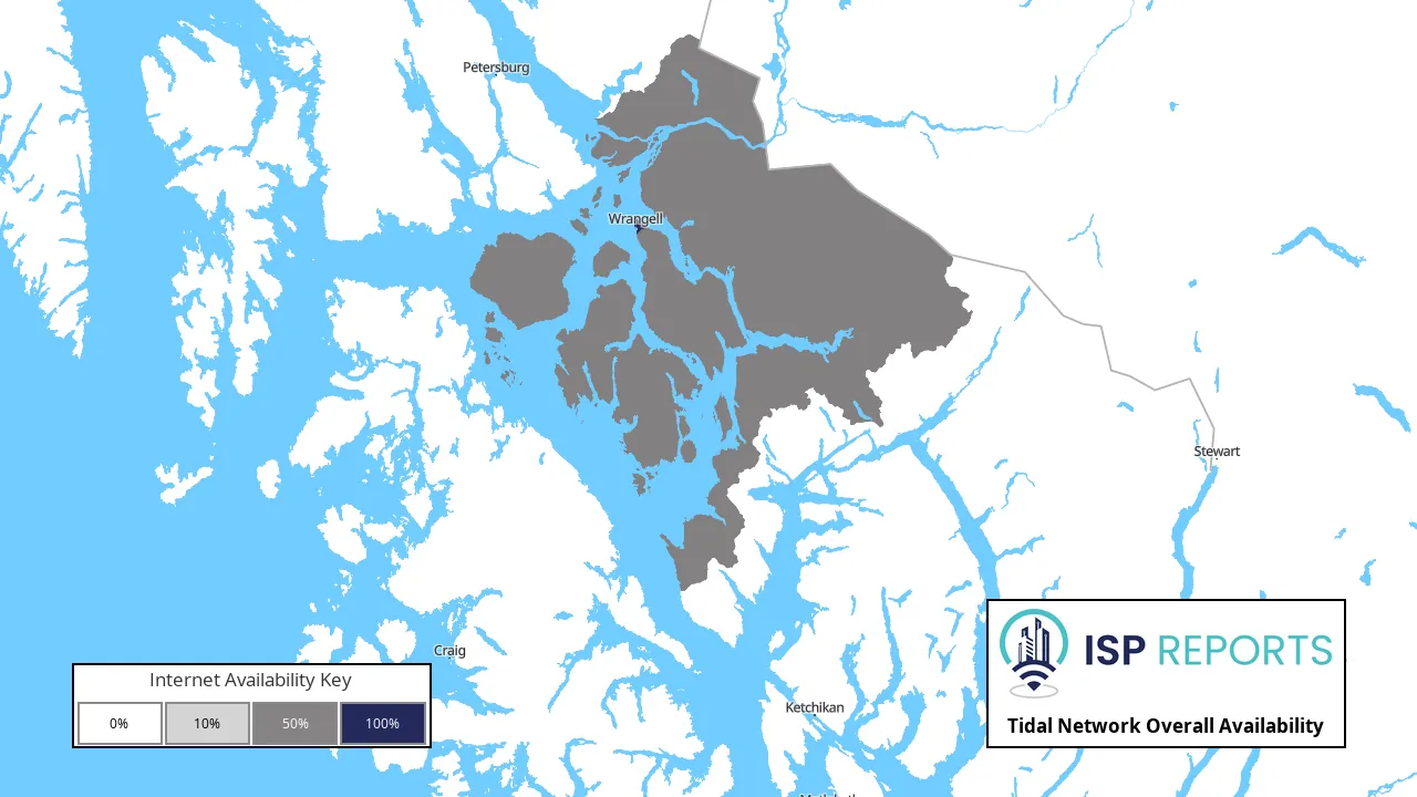 Tidal Network Internet Availability Map