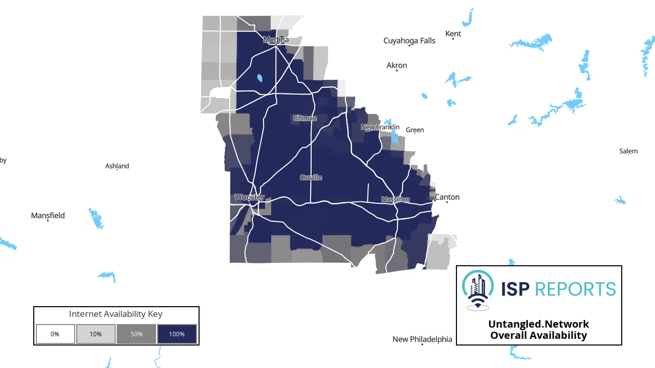 Untangled.Network Internet Availability Map
