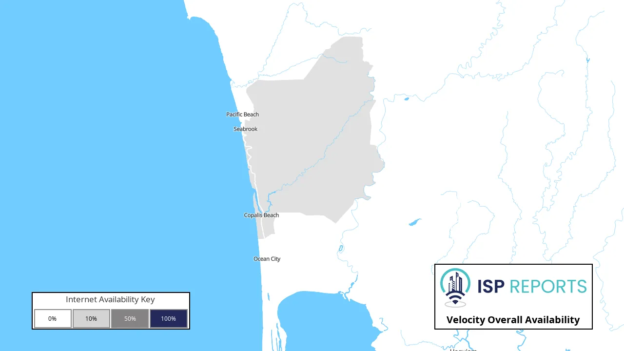 Velocity Internet Availability Map