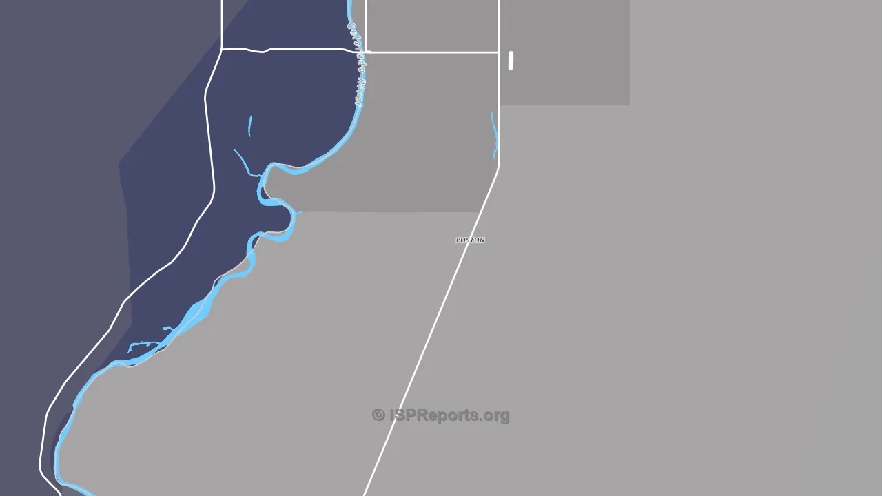 Poston, AZ map of business internet availability