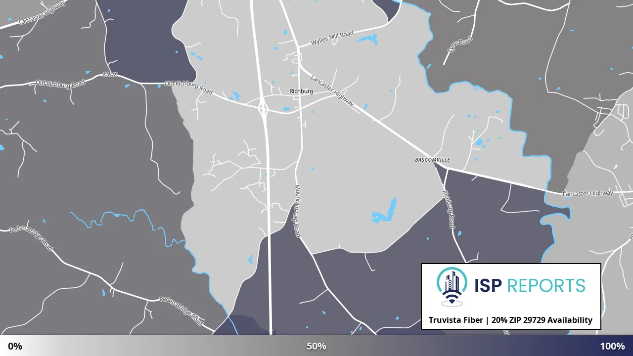 29729, SC map of internet availability