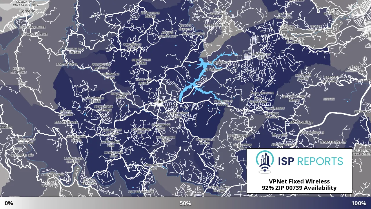 00739, PR map of internet availability