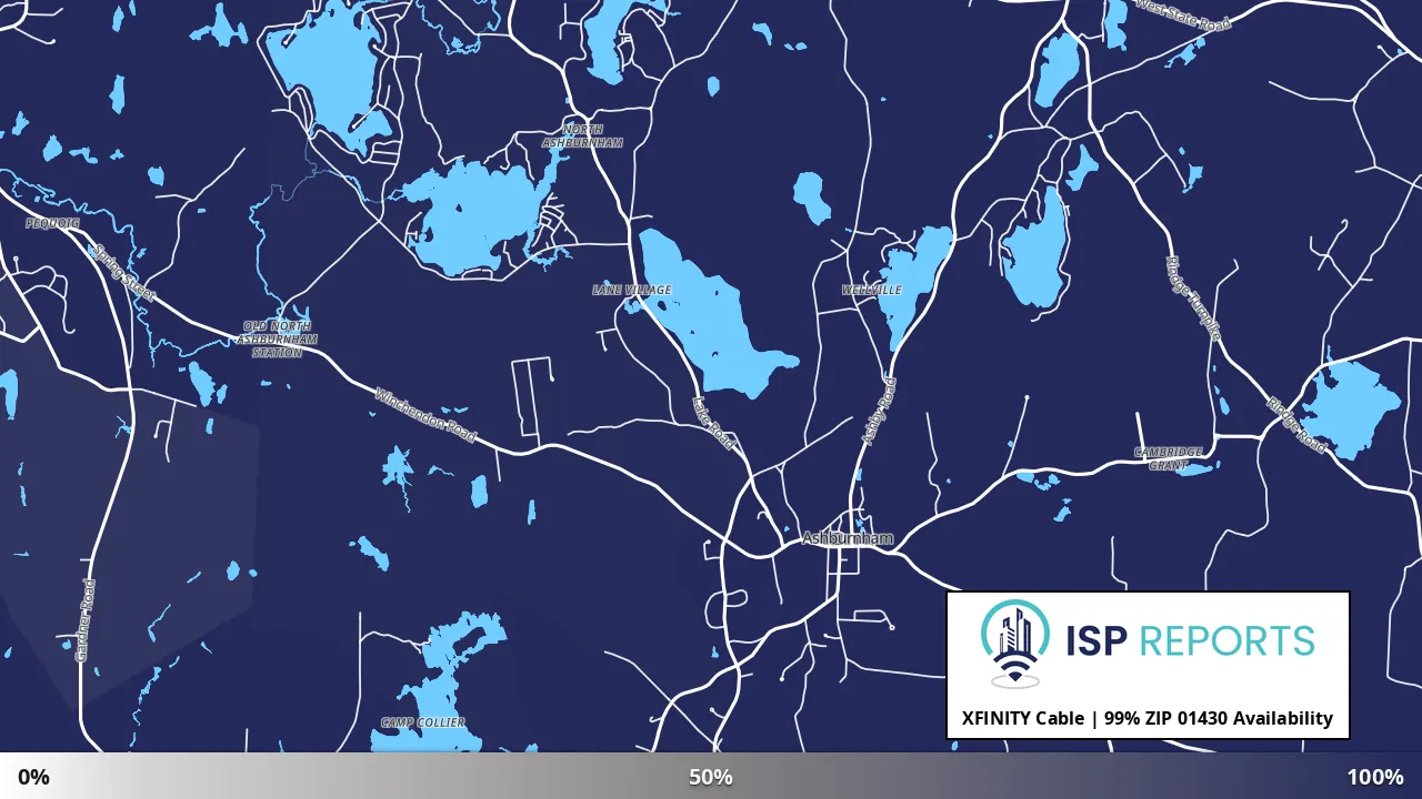 01430, MA map of internet availability