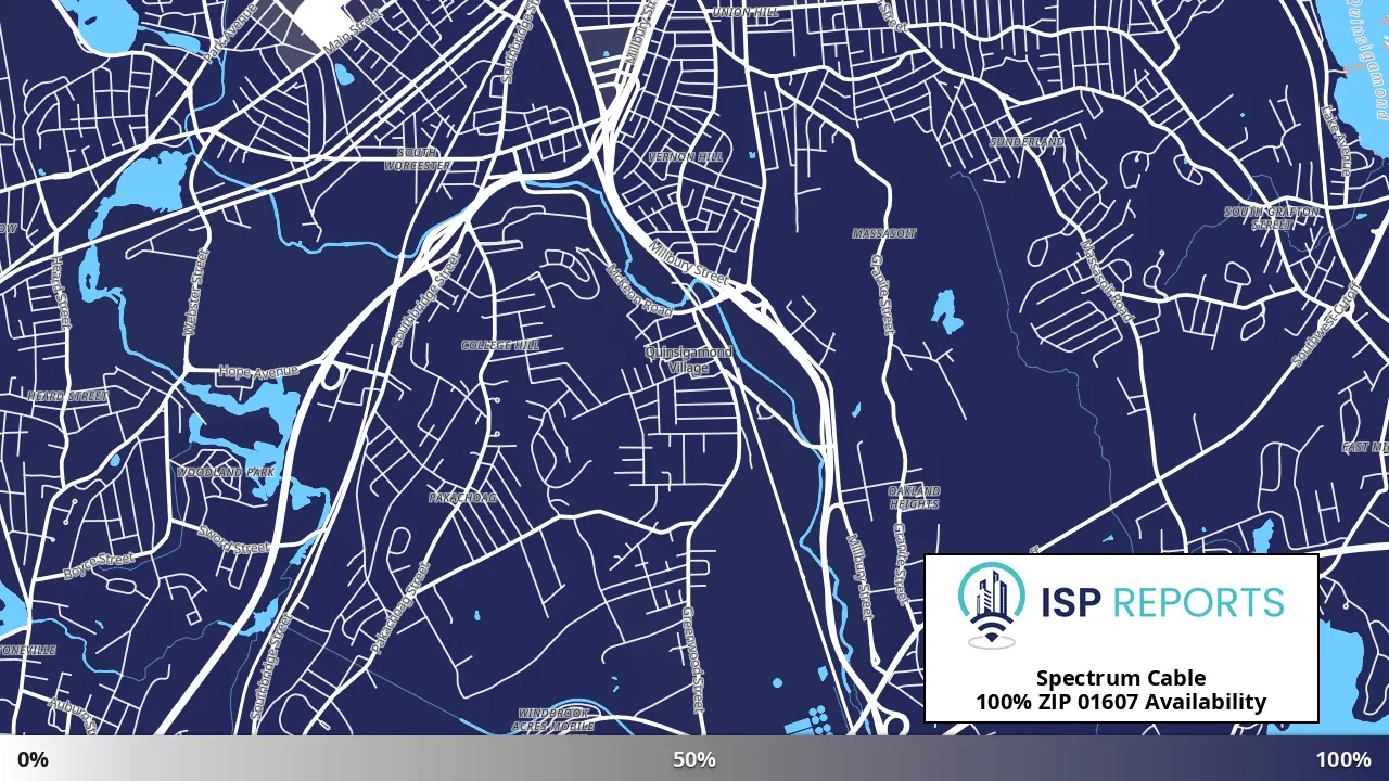 01607, MA map of internet availability