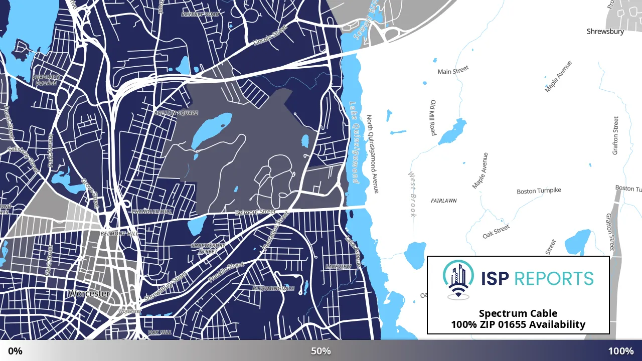 01655, MA map of internet availability