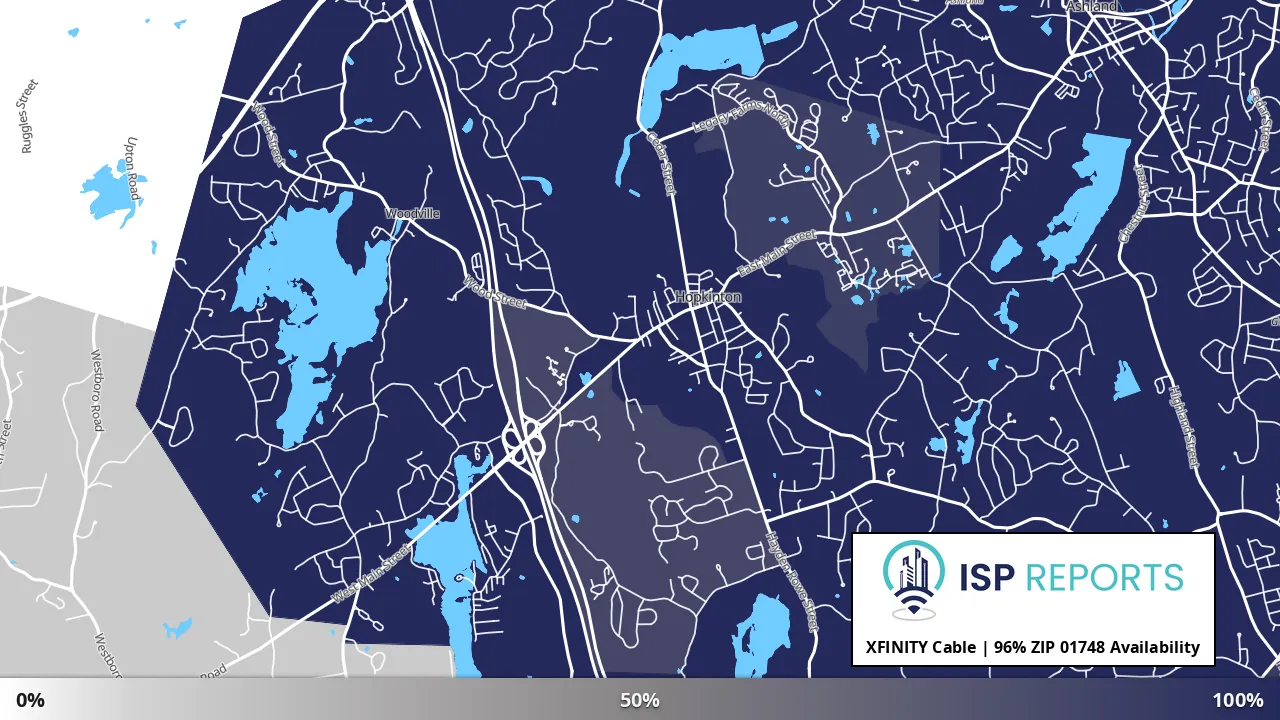 01748, MA map of internet availability