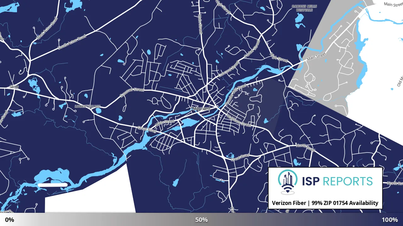 01754, MA map of internet availability