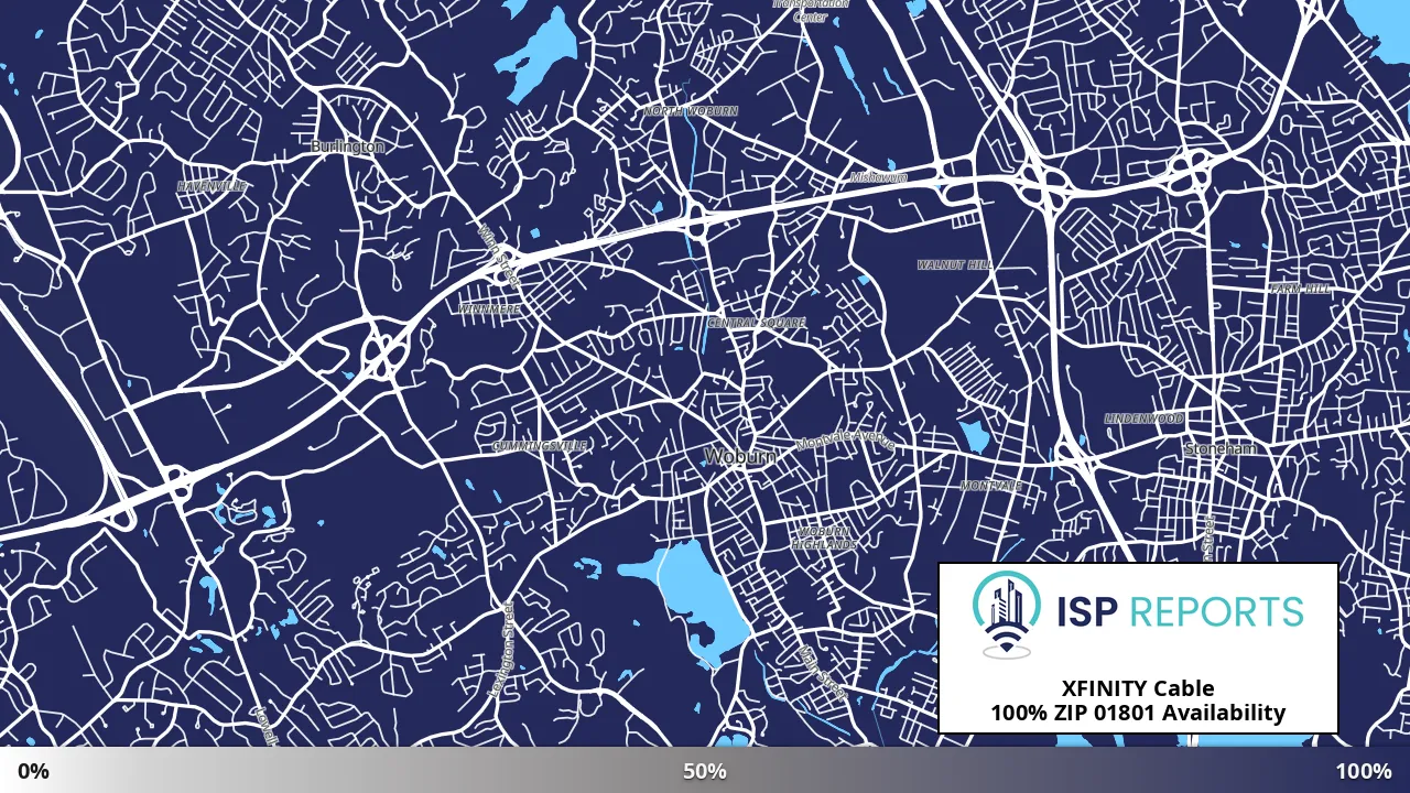 01801, MA map of internet availability