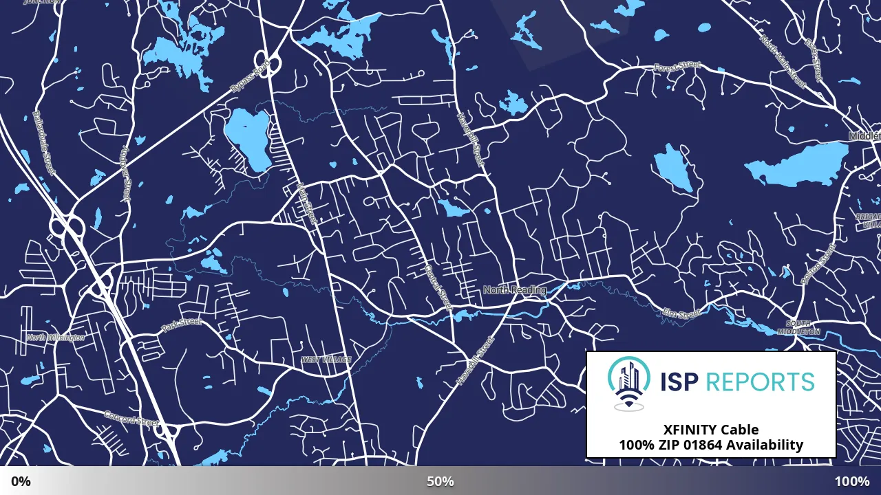 01864, MA map of internet availability