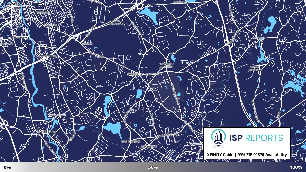 01876, MA map of internet availability
