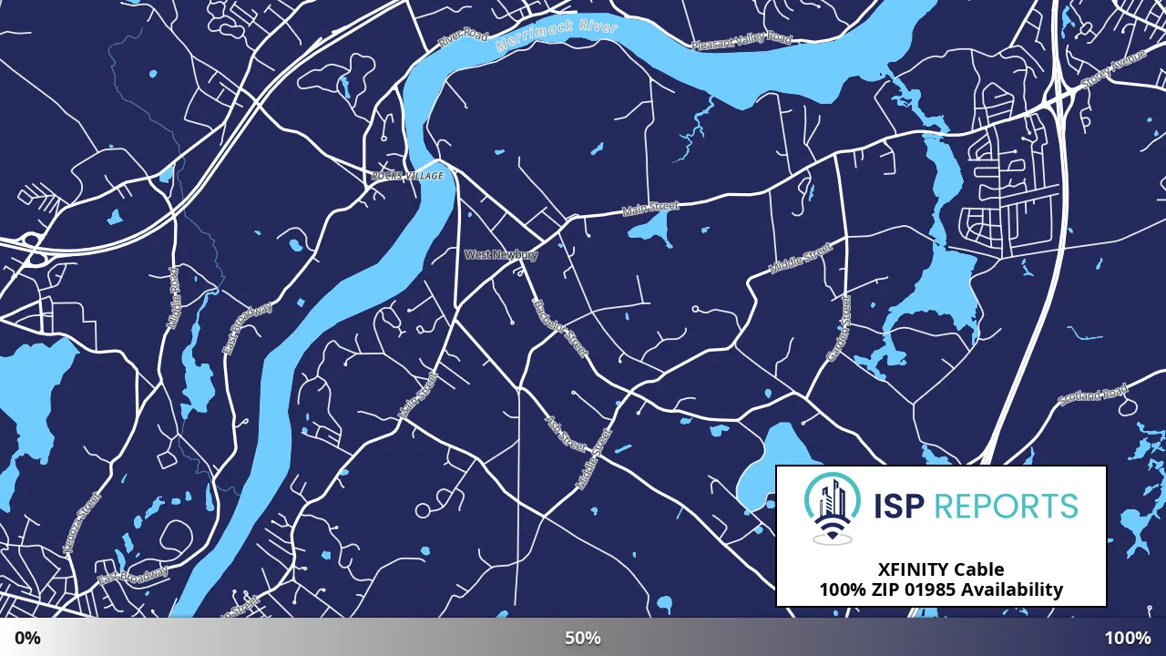 01985, MA map of internet availability