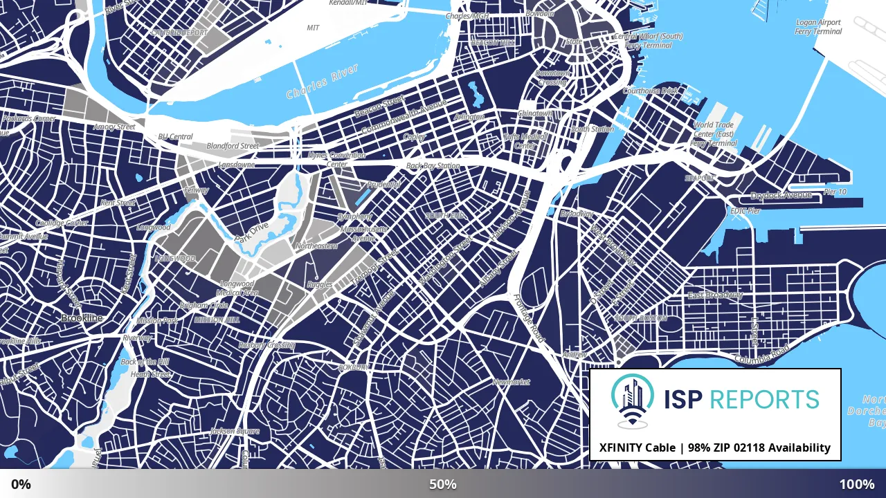 02118, MA map of internet availability