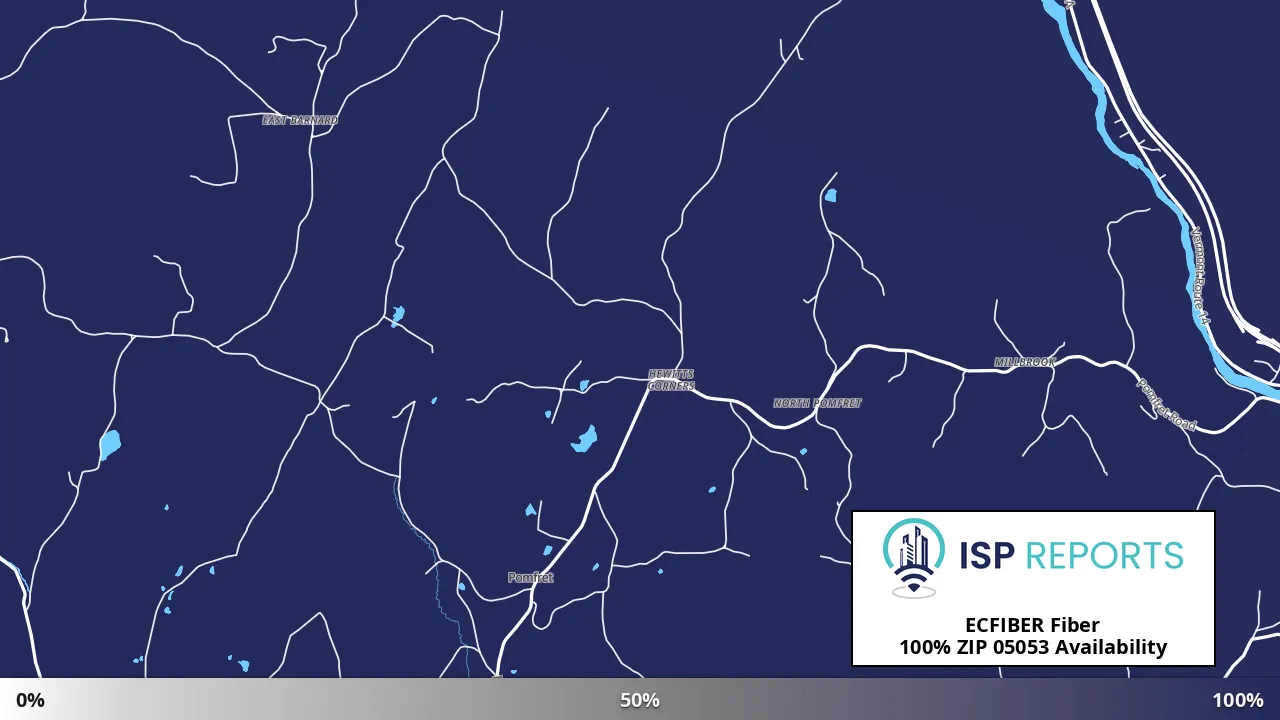 05053, VT map of internet availability