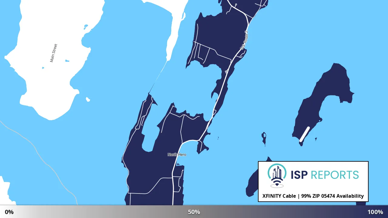 05474, VT map of internet availability