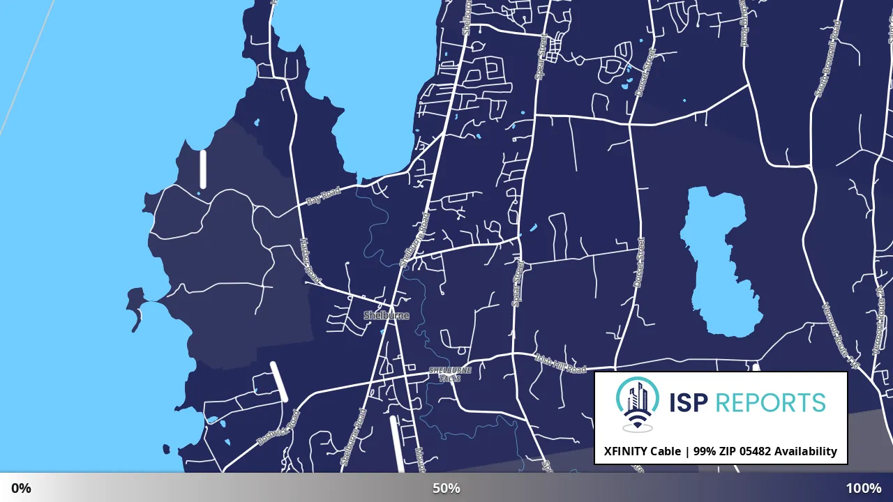 05482, VT map of internet availability