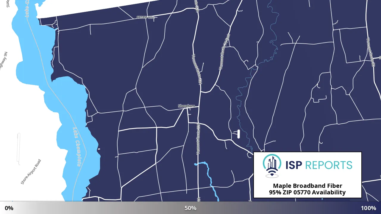 05770, VT map of internet availability