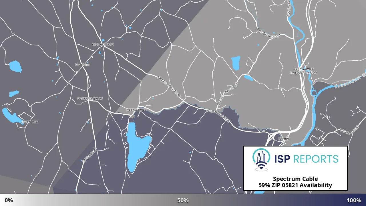 05821, VT map of internet availability