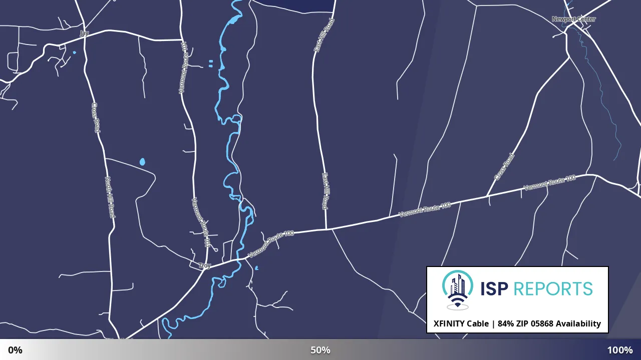 05868, VT map of internet availability