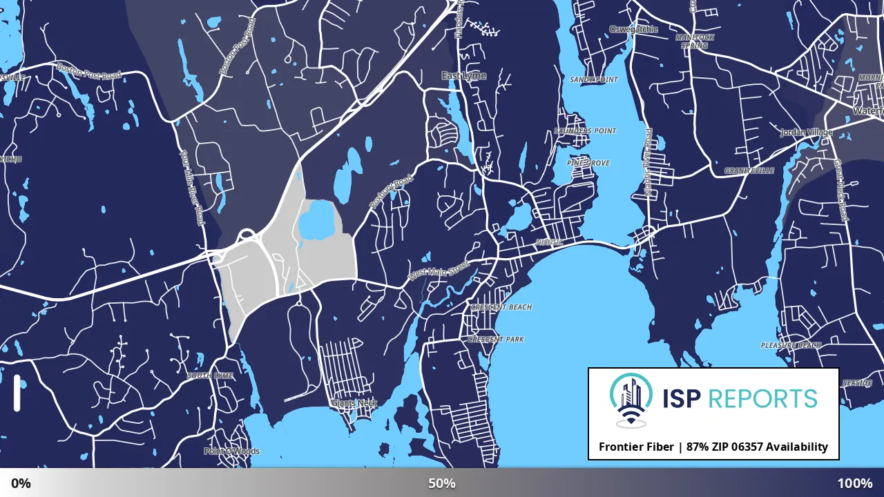 06357, CT map of internet availability