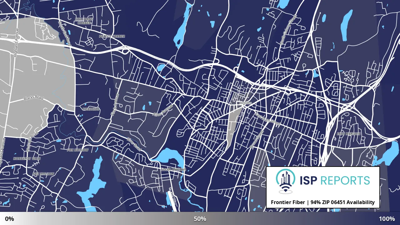 06451, CT map of internet availability