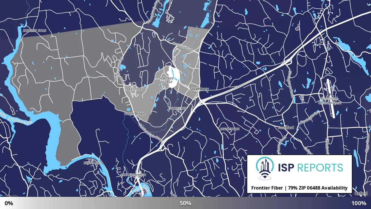 06488, CT map of internet availability