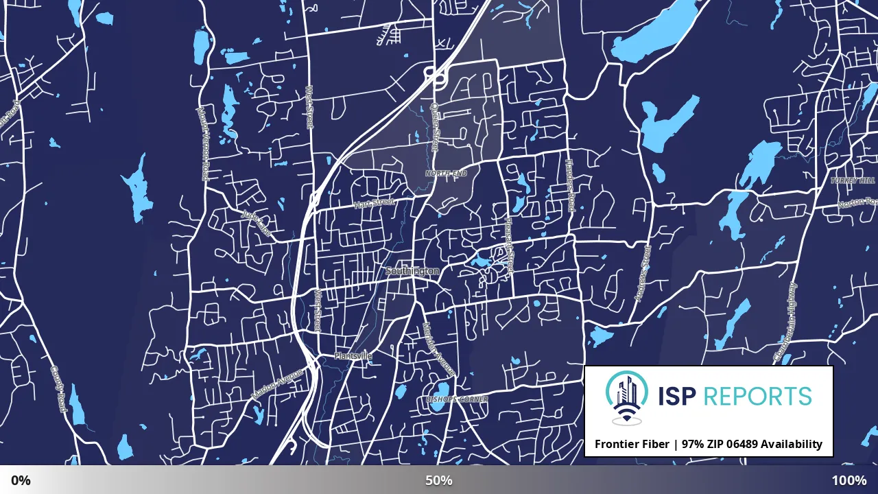 06489, CT map of internet availability