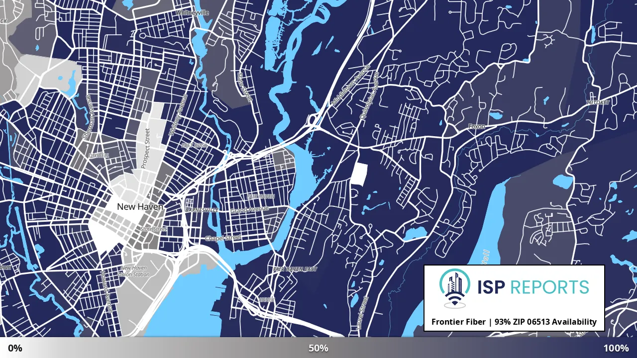 06513, CT map of internet availability
