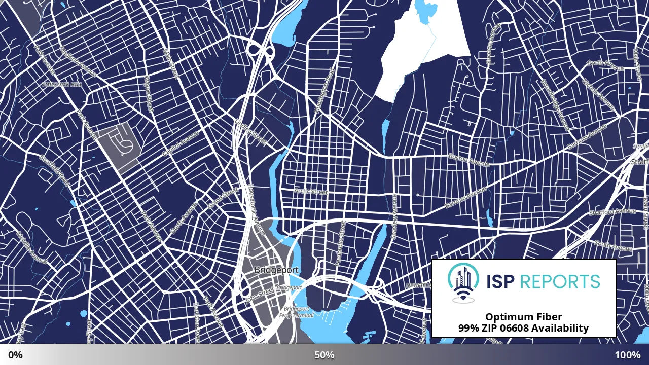06608, CT map of internet availability