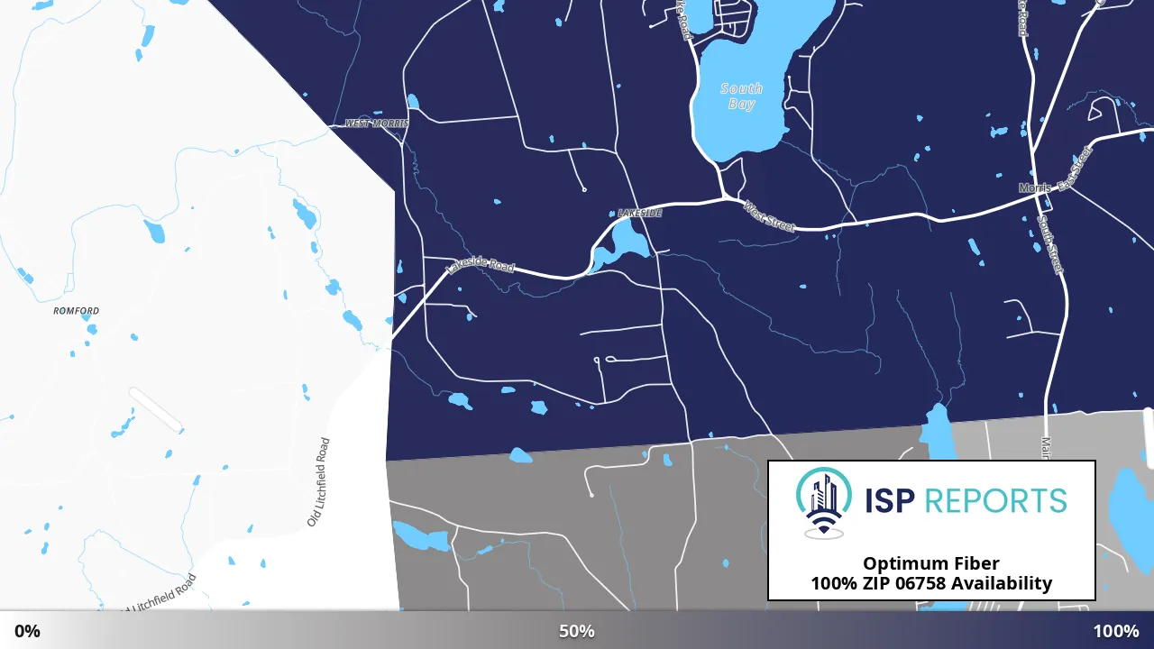 06758, CT map of internet availability