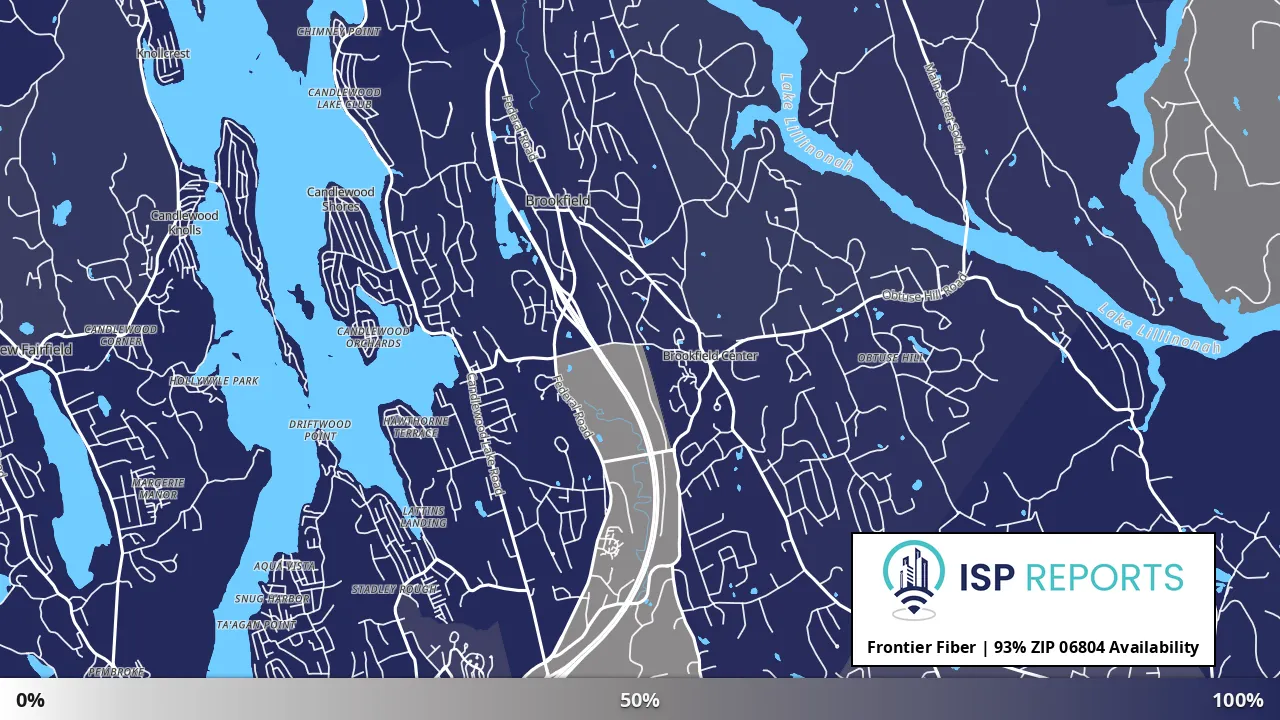 06804, CT map of internet availability