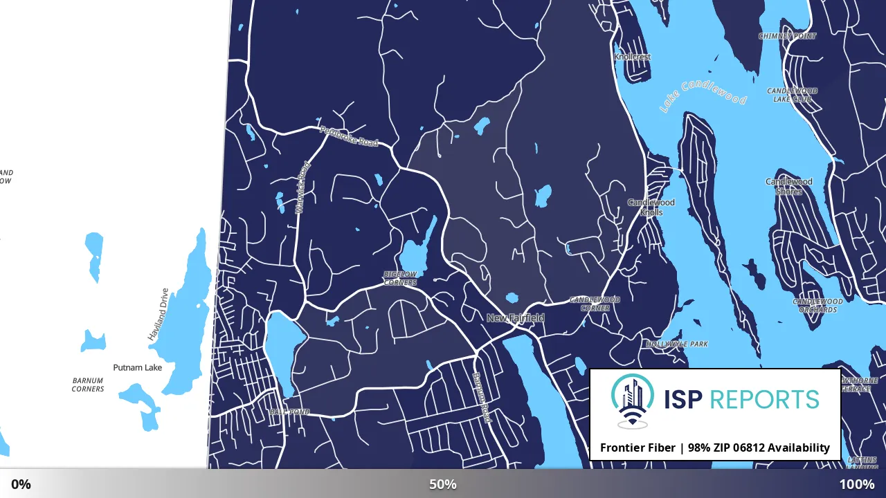 06812, CT map of internet availability