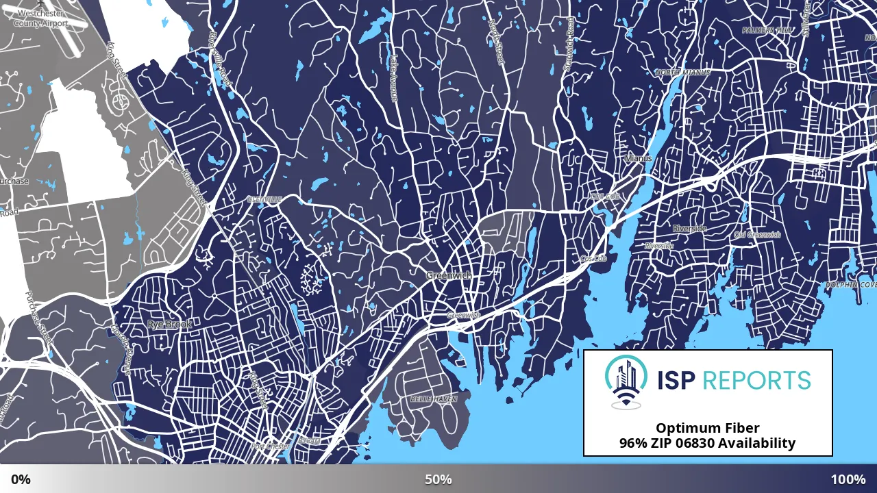 06830, CT map of internet availability
