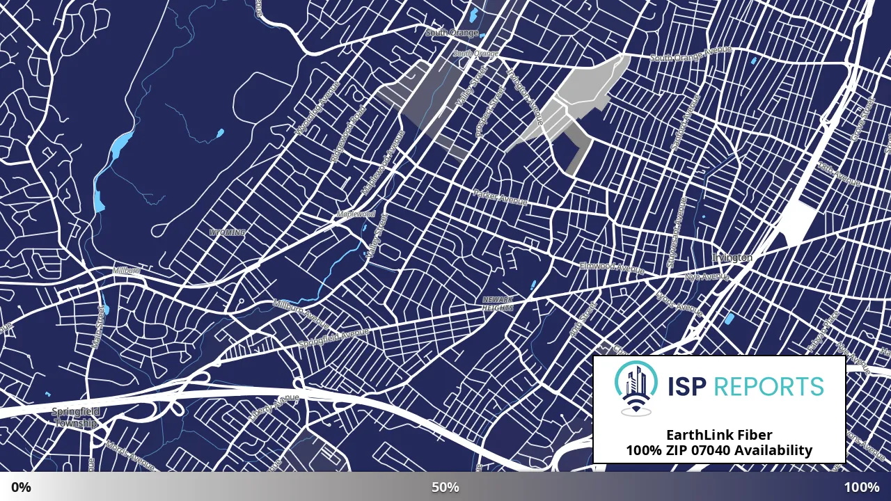 07040, NJ map of internet availability
