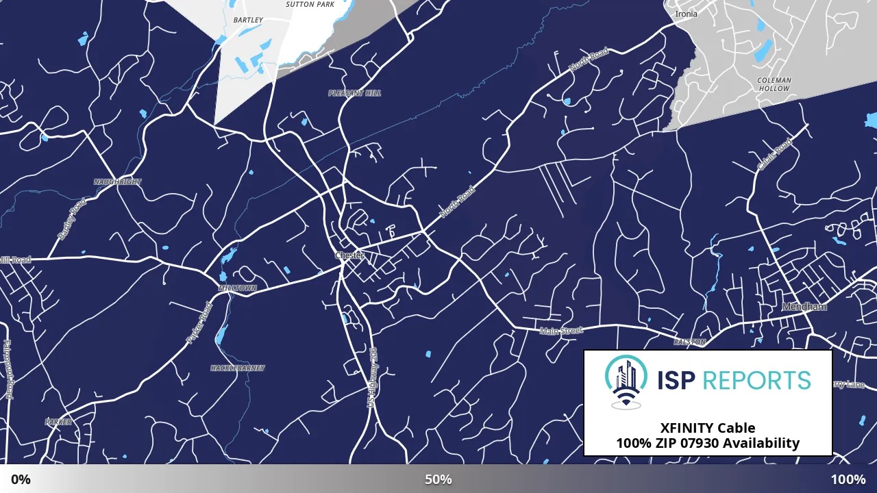 07930, NJ map of internet availability