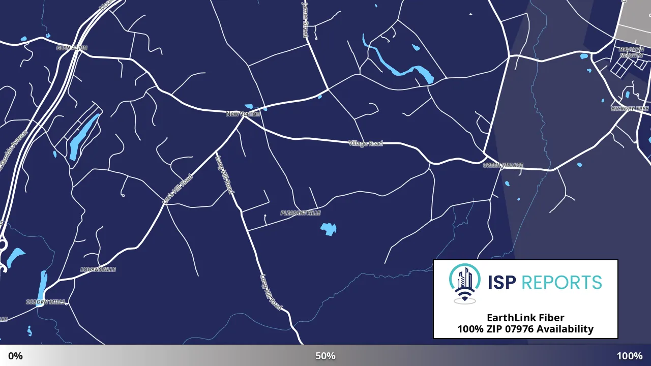 07976, NJ map of internet availability