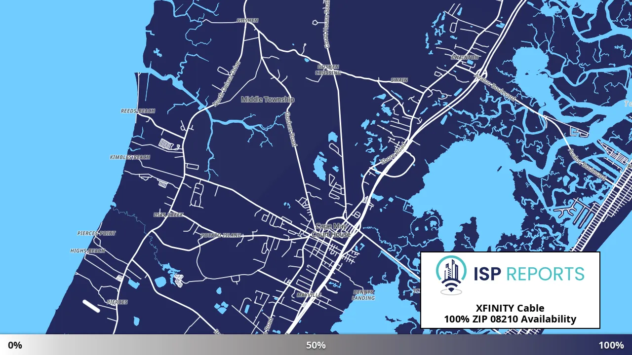 08210, NJ map of internet availability