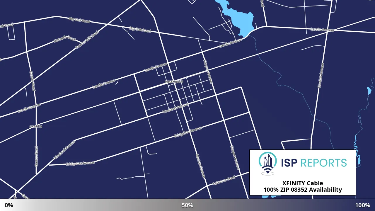 08352, NJ map of internet availability