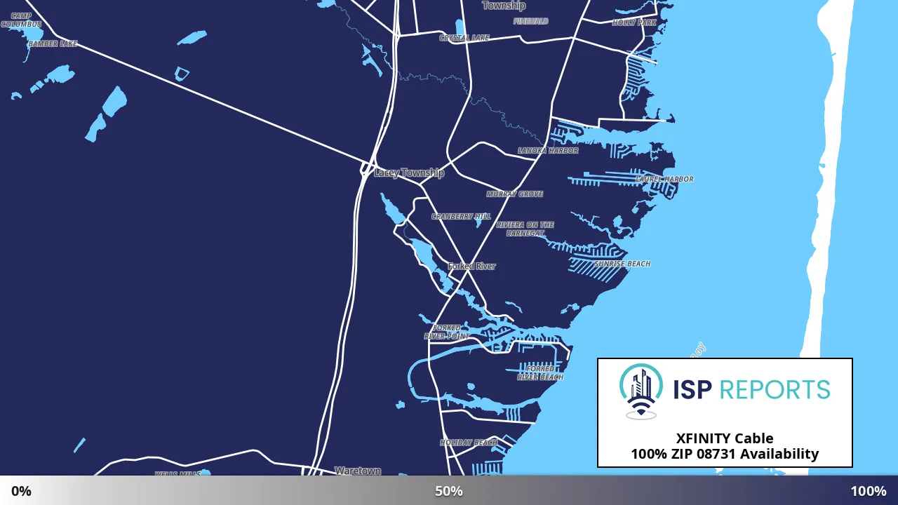 08731, NJ map of internet availability