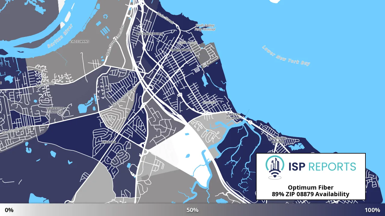 08879, NJ map of internet availability