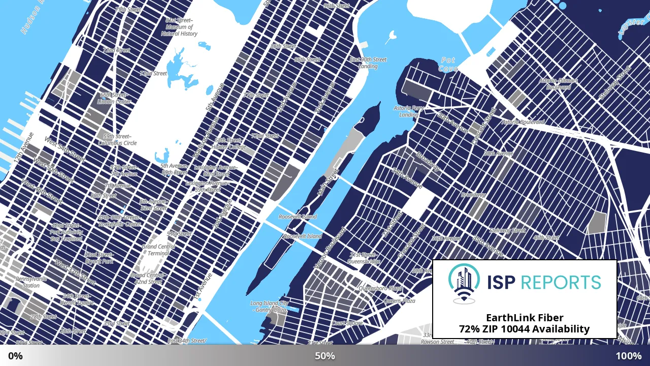 10044, NY map of internet availability