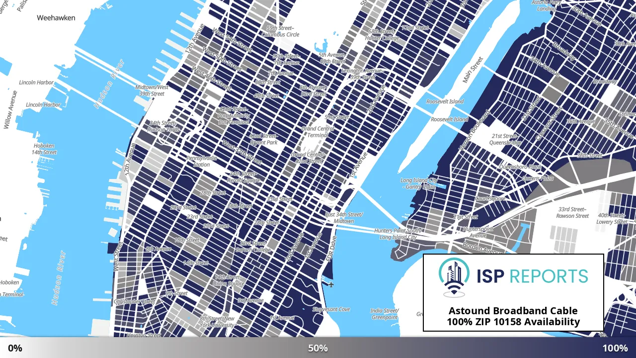 10158, NY map of internet availability